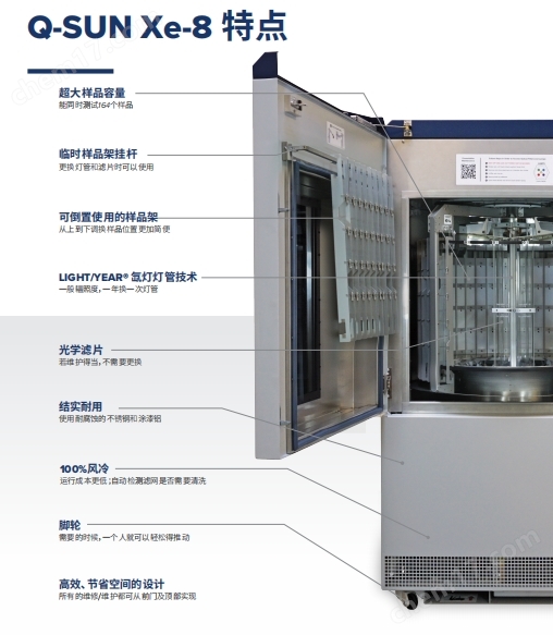 国外精品三级操逼影视 Q-SUN Xe-8 氙灯耐老化试验箱